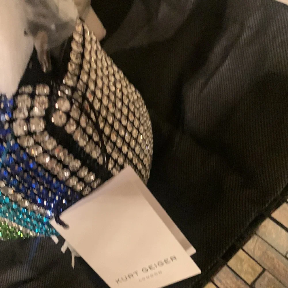 Kurt Geiger London Party Pochette Crystal Shoulder Bag - Picture 6 of 17